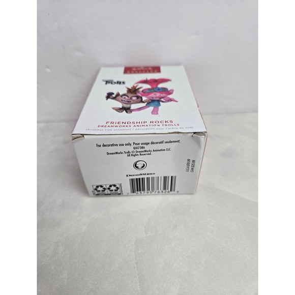 Hallmark Keepsake Ornament 2022 Trolls Friendship Rocks DreamWorks NIB - Picture 3 of 11